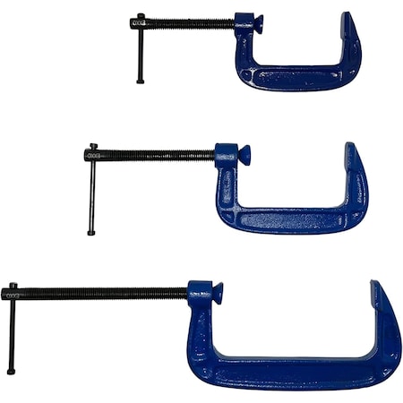 Exxo 3PC C Clamps Heavy Duty 8832